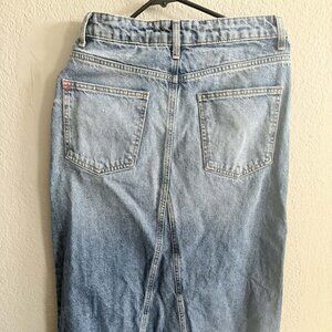 BDG Mandi A-Line Denim Maxi Skirt Size Small